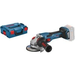 Bosch 23 Bosch Akku-Winkelschleifer BITURBO GWS 18V-15 C Professional Solo (blau/schwarz, Ohne Akku Und Ladegerät, In L-BOXX)