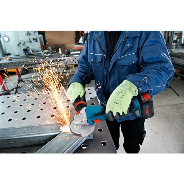 Bosch Akku-Winkelschleifer BITURBO GWS 18V-15 C Professional Solo (blau/schwarz, Ohne Akku Und Ladegerät, In L-BOXX) – Bild 4