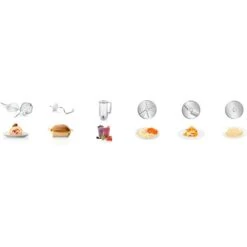 Bosch CreationLine MUM58L20, Küchenmaschine (silber/grau) -Bosch Bosch CreationLine MUM58L20 K chenmaschine@@9gk2dh37 6