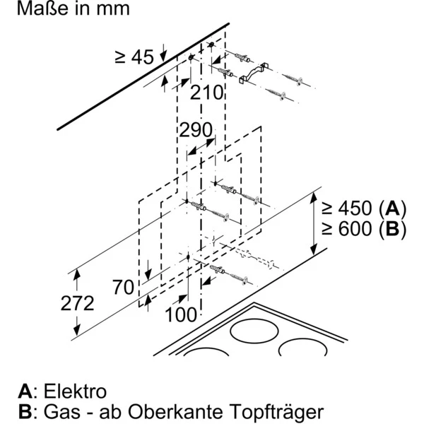 Bosch DWK87EM60 Serie | 2, Dunstabzugshaube (schwarz/edelstahl) 13 Bosch DWK87EM60 Serie | 2, Dunstabzugshaube (schwarz/edelstahl) – Bild 11