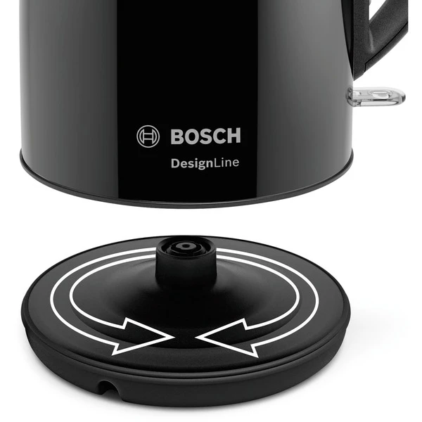Bosch DesignLine TWK3P423, Wasserkocher (schwarz, 1,7 Liter) 9 Bosch DesignLine TWK3P423, Wasserkocher (schwarz, 1,7 Liter) – Bild 7