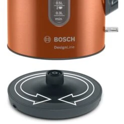 Bosch DesignLine TWK4P439, Wasserkocher (bronze/grau, 1,7 Liter) -Bosch Bosch DesignLine TWK4P439 Wasserkocher@@9gwldh37 7