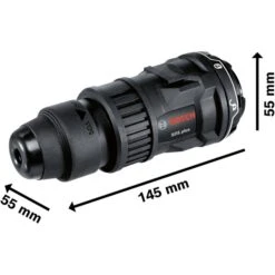 Bosch FlexiClick-Bohrhammeraufsatz GFA 12-H Professional, Bohrfutter (schwarz, Für Akkuschrauber GSR 12V-15 FC / -35 FC) -Bosch Bosch FlexiClick Bohrhammeraufsatz GFA 12 H Professional Bohrfutter@@1900637 6