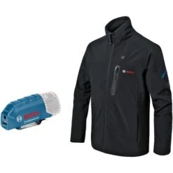 Bosch Heat+Jacket GHJ 12+18V Solo Größe L (schwarz, Ohne Akku Und Ladegerät)