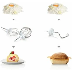 Bosch MUM54R00, Küchenmaschine (weiß/rot) -Bosch Bosch MUM54R00 K chenmaschine@@9gk2dh53 5