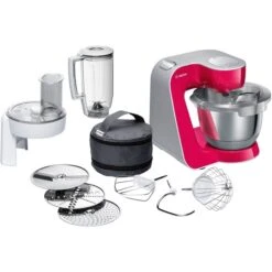 Bosch MUM58420, Küchenmaschine (pink/silber)