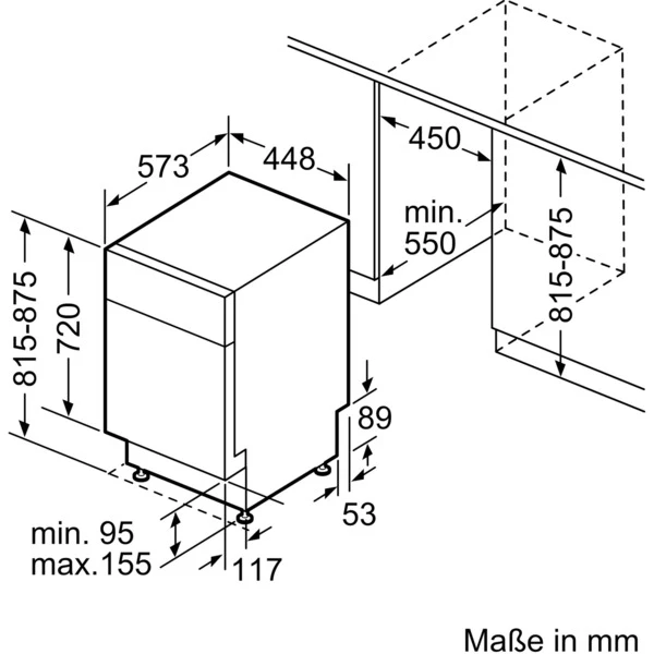 Bosch SPU2XMS01E Serie | 2, Spülmaschine (edelstahl, Home Connect) 10 Bosch SPU2XMS01E Serie | 2, Spülmaschine (edelstahl, Home Connect) – Bild 8