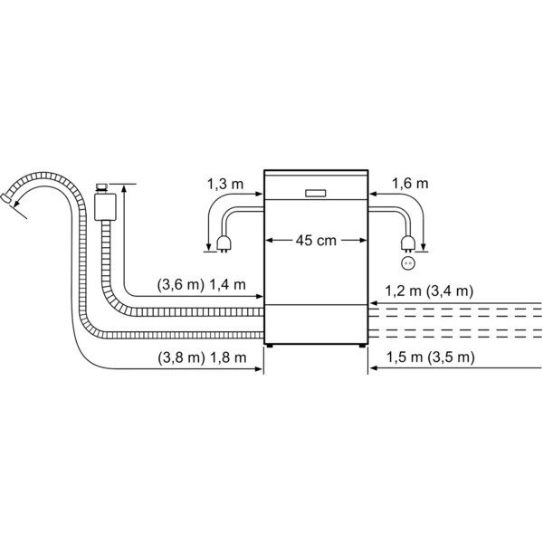Bosch SPU2XMS01E Serie | 2, Spülmaschine (edelstahl, Home Connect) 11 Bosch SPU2XMS01E Serie | 2, Spülmaschine (edelstahl, Home Connect) – Bild 9