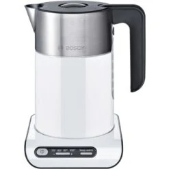 Bosch Styline TWK 8611 P, Wasserkocher (weiß/anthrazit, 1,5 Liter)