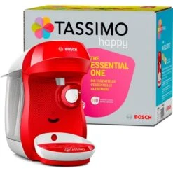 Bosch Tassimo Happy TAS1006, Kapselmaschine (rot/weiß) -Bosch Bosch Tassimo Happy TAS1006 Kapselmaschine@@9gcg0v49 2