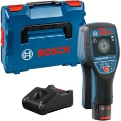 Bosch Wallscanner D-tect 120 Professional, 12Volt, Ortungsgerät (blau/schwarz, Li-Ionen-Akku 2,0 Ah, In L-BOXX 136)